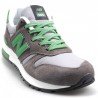 New Balance 565 Gris Con Verde Hombre