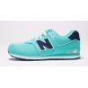 New Balance 574 Pique Polo Aquarius