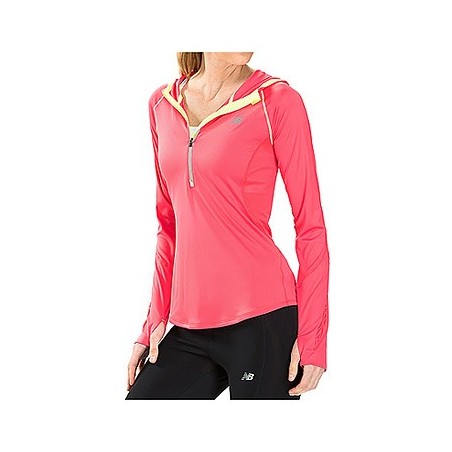 New Balance Impact Hoodie Rosado