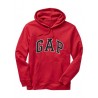 GAP Arch logo hoodie Rojo