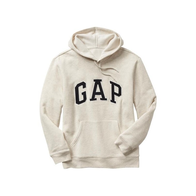 GAP Arch logo hoodie Oatmeal
