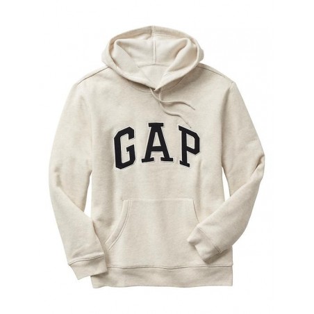 GAP Arch logo hoodie Oatmeal