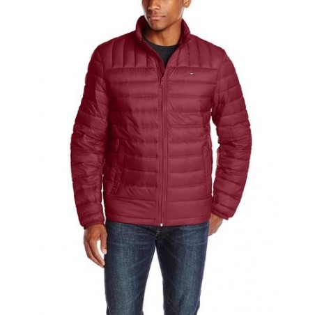 Tommy Hilfiger Hombre Packable Down Roja