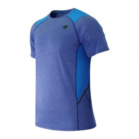 New Balance S/S Novelty Performance Top Azul
