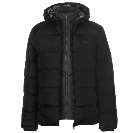 Lee Cooper 2 Zip Bubble Negra tienda online deportiva colombia