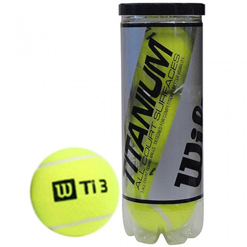 Bolas de tenis Wilson Titanium High alt  (3 Uni)