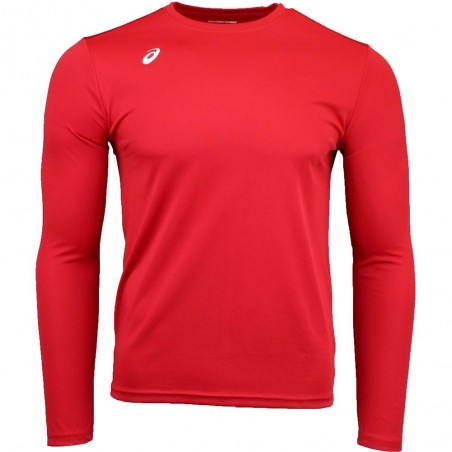 Camiseta ASICS Circuit 8 Manga Larga Roja Running