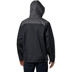 Columbia Glennaker - Chaqueta impermeable para hombre Gris- Negro