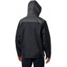 Columbia Glennaker - Chaqueta impermeable para hombre Gris- Negro