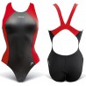 Traje de Baño Head solid splice red liquid lite
