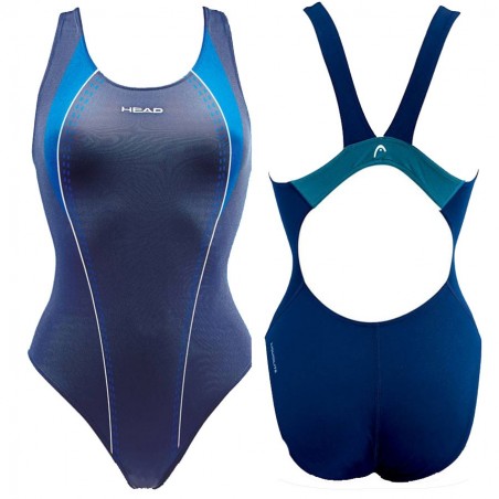 Traje de Baño Head Sinergy navy liquid last