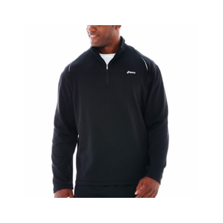 Essential Check Quarter–Zip Fleece Pullover