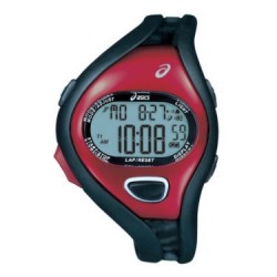 Reloj Deportivo ASICS® Hombre Running 100-Lap Rojo/Negro Cronómetro