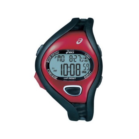 Reloj Deportivo ASICS® Hombre Running 100-Lap Rojo/Negro Cronómetro