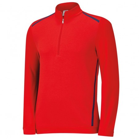 Top Adidas Cierre 1/2,  Top de Entrenamiento Color Rojo